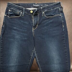 Signature Women's Skinny Jeans - Deep Indigo